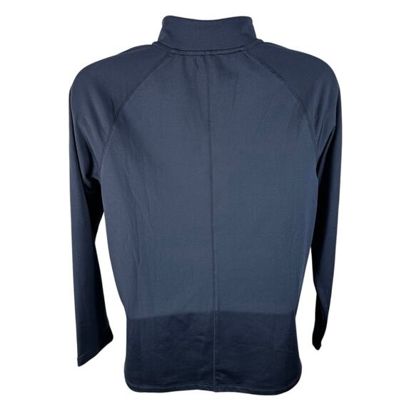 UNRL Interlock 1/4 Zip Performance Pullover Navy Blue Mens Small Chest Logo NEW - Picture 2 of 11